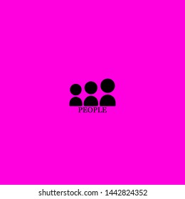people icon sign signifier vector