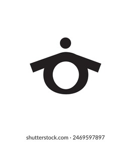 people icon simple logo design