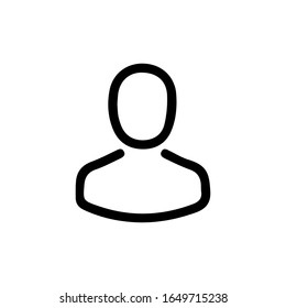 people icon simple vector illustration