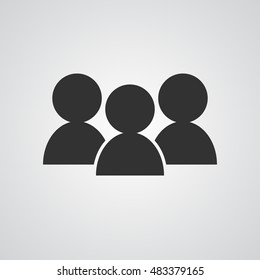 people  icon  , speech dialog vector illustration