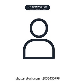 people icon symbol template for graphic and web design collection logo vector illustration