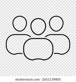 Ícone De Pessoas Vetor De Grupo De Trabalho Em Equipe.