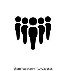 People icon. Teamwork icon symbol vector illustration
