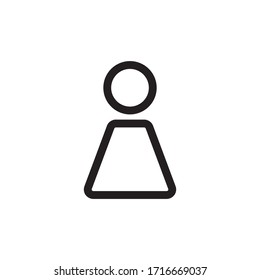People-Icon in trendiger Design-Vektorillustration EPS10