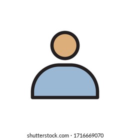 Icono De Gente En Vector De Diseño De Diseño De moda Eps 10