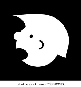 People icon - Trojan head
