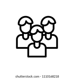 vector de icono de personas