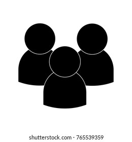 People icon, vector