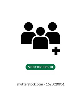 people icon vector concept design template