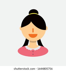 People icon vector concept template design illustration