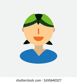 People icon vector concept template design illustration