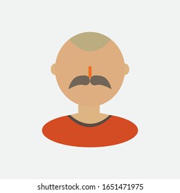 Ilustración de diseño de plantillas de concepto de vectores de iconos de personas