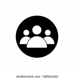 People icon vector design isolated on white background 
