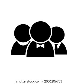 People Icon vector design template and illustration with editable