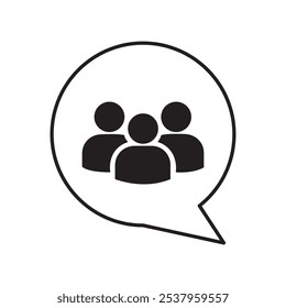 People Icon Vector Design Template Illustration