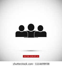 people icon, Vector EPS 10 illustration style