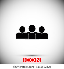 people icon, Vector EPS 10 illustration style