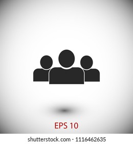 people icon, Vector EPS 10 illustration style