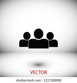 people icon, Vector EPS 10 illustration style
