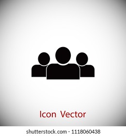 people icon, Vector EPS 10 illustration style