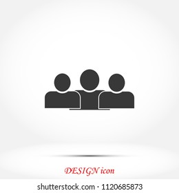 people icon, Vector EPS 10 illustration style
