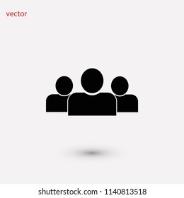 people icon, Vector EPS 10 illustration style
