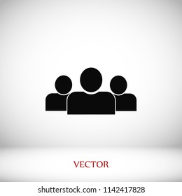 people icon, Vector EPS 10 illustration style
