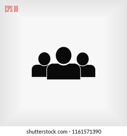 people icon, Vector EPS 10 illustration style