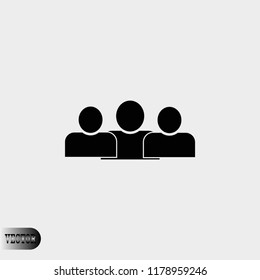 people icon, Vector EPS 10 illustration style