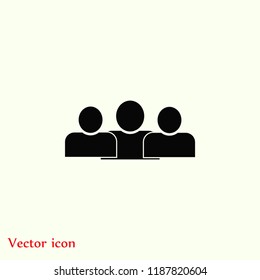 people icon, Vector EPS 10 illustration style
