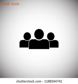 people icon, Vector EPS 10 illustration style