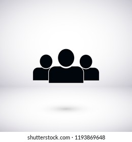 people icon, Vector EPS 10 illustration style