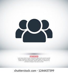 people icon. Vector Eps 10