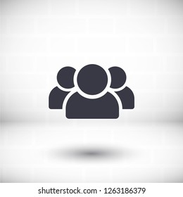 people icon. Vector Eps 10