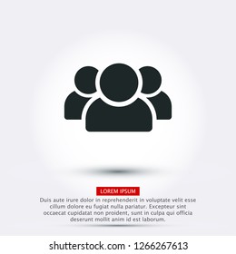 people icon. Vector Eps 10