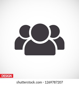 people icon. Vector Eps 10