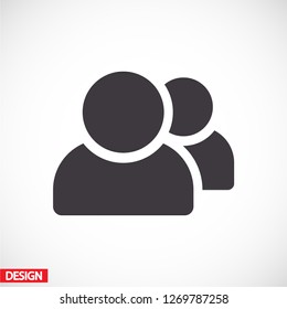 people icon. Vector Eps 10