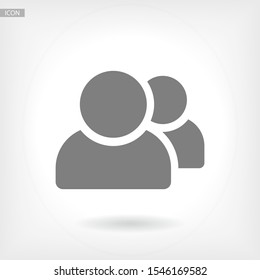 people icon. Vector Eps 10. Lorem Ipsum Flat Design