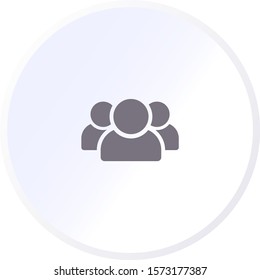 people icon. Vector Eps 10. Lorem Ipsum Flat Design