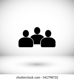 people icon, Vector EPS 10 illustration style