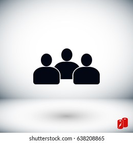 people icon, Vector EPS 10 illustration style