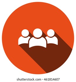 people Icon, vector, icon flat