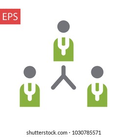 People Icon Vector flat design style