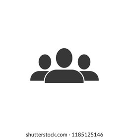 people icon vector, flat design best vector