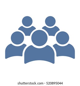 People Icon Vector flat design style
