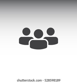 people Icon Vector flat design style