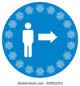 People Icon Vector flat design style