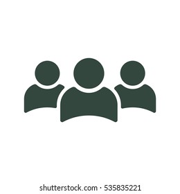 People Icon Vector flat design style