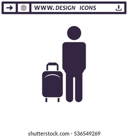 People Icon Vector flat design style