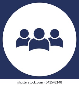 People Icon Vector flat design style